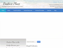 Tablet Screenshot of positiveplace.com